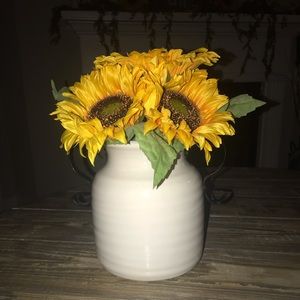 Farmhouse Sunflower Vase